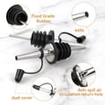 thumbnail image 4 of 12 Pack Liquor Pour Spout With Dust Caps - Bottle Pourers for Alcohol, Olive Oil - Speed Pourers, Bar Bartender Accessories, 4 of 6