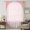 Pink, variant on Green Circle Sheer Curtains 45 Inches Long, Farmhouse Striped Abstract Art Light Filering Curtains, Breathable Simi Curtain Privacy Drapes for Kitchen Bathroom Lightweight Small Window Treatment