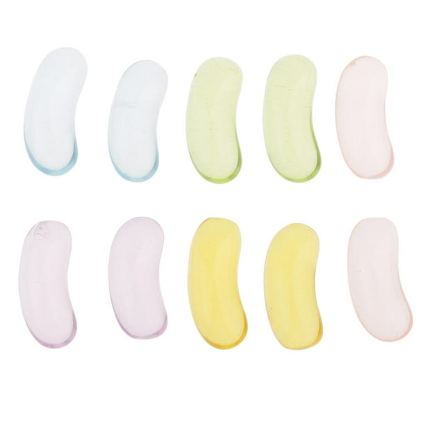 Adorno de resina con forma de pastillas de caramelo coloridas de 10 piezas para decoración de caja de teléfono DIY, manualidades para niños, juguetes Zulema Adornos de resina de Flatbck