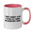 thumbnail image 2 of Funny Bullmastiff Dog Two Tone 11oz Mug, I Just Want to Be a Stay at, Present For Dog Lovers, Inspirational Gifts From Friends, Funny coffee mug, Funny tea mug, Funny cup, Gift for coffee lover, Gift, 2 of 2