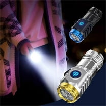 Viflosae Rechargeable LED Flashlights High Lumens, Powerful Tactical Flashlight with Zoomable, 5 Modes. Waterproof handheld FlashLight, Powerful Flashlight for Camping Hiking
