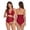 Wine, variant on Sequin Dress Maternity Swimwear for Comfortable Supporting Bathing with Adjustable Straps and Full Coverage Design M