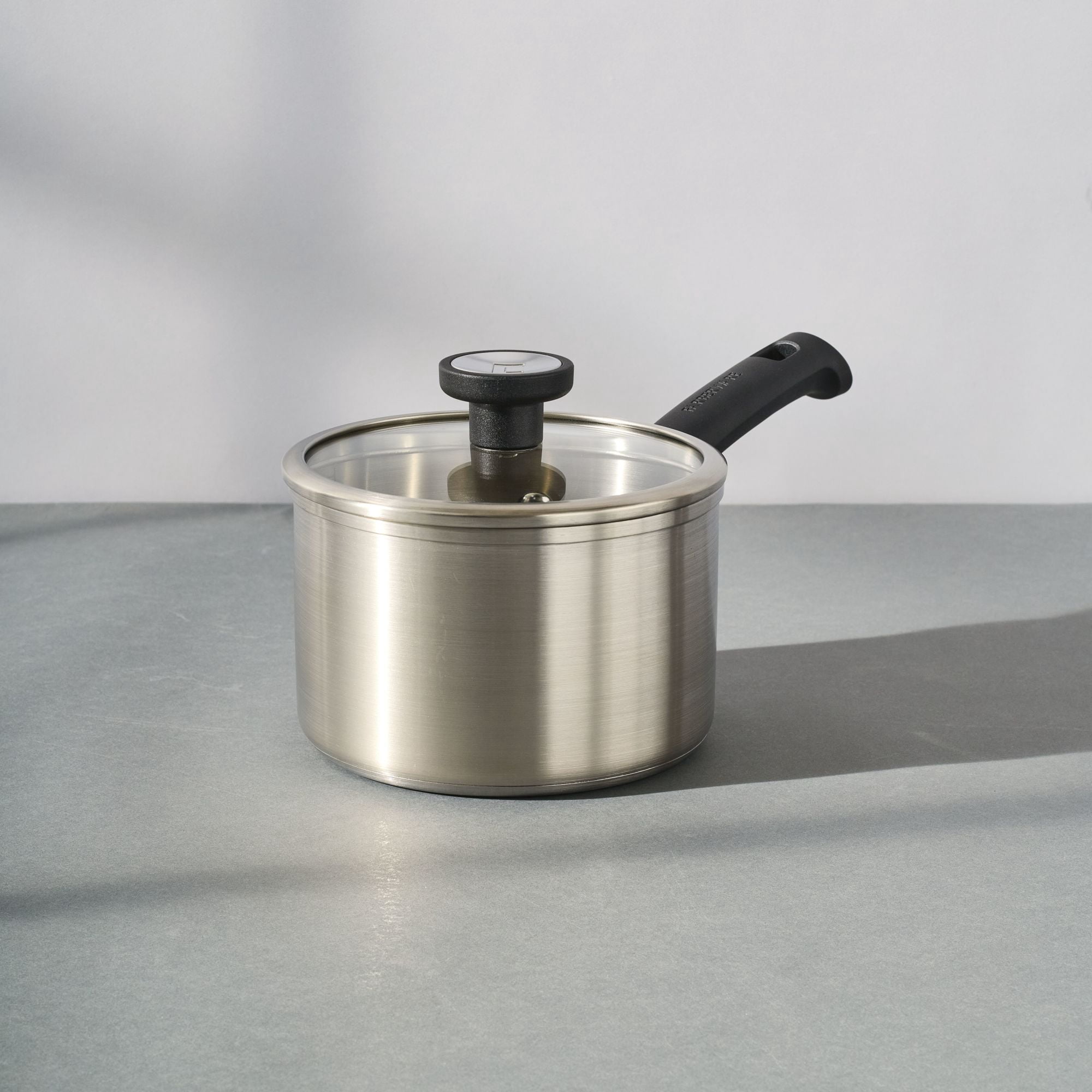 Farberware TrueCook Stainless Steel Induction Saucepan with Lid, 2-Quart, Silver