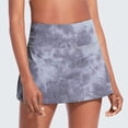 thumbnail image 2 of ibiyuan Short Skirts For Women Tummy Control Womens Cotton French Terry Skorts Tie Built-in Shorts Casual Skirts with Pockets, 2 of 8