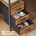 thumbnail image 4 of 54 Inch L Shaped Office Desk with Power Outlets, Computer Desk with Drawers, Corner Desk for Home Office, 4 of 9