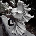 thumbnail image 4 of Decoraciones de Halloween Mensajero Del Infierno Al Aire Libre con Linterna- 2023 Mejorado Decoraciones de Linterna de Bruja de Halloween Escultura sin Rostro Resina Decoraciones de Halloween para el, 4 of 4