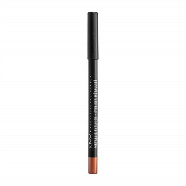 nyx professional makeup metallic eyeliner, copper, 0.048 ounce