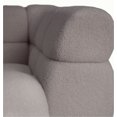 thumbnail image 4 of Dimora Cloud 2303-LG Teddy Boucle 107 in. Shaped Convertible & Reversible Sectional Sofa, Light Gray, 4 of 5