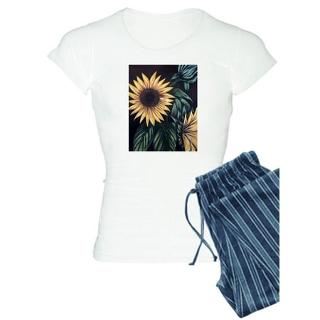 

CafePress - Sunflower Life Pajamas - Women s Light Pajamas