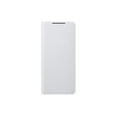 thumbnail image 1 of Funda tipo cartera para Samsung Galaxy S21 Ultra LED, color gris, 1 of 5