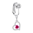 thumbnail image 6 of HOOUN Faux Body Piercing Jewelry Clip on Belly Button Navel Rings Fake Belly Piercing-4, 6 of 9
