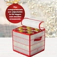 thumbnail image 3 of Christmas Tree 64 Baubles Storage Bag Reinforced Handles Thick Fabric Extra Large Organizer Water-Proof Polka Dot Bag, 3 of 5