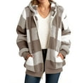 thumbnail image 1 of Cardigan pour Femmes - Mode Cardigan à Capuche à Fermeture Éclair pour Femmes - Tenue Décontractée Quotidienne, 1 of 9