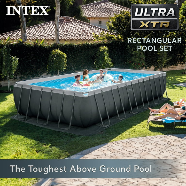 INTEX Ultra XTR Rectangular 24ft x 52in Above Ground Pool Set w