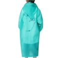 thumbnail image 6 of TGPMGRZ Kids Rain Poncho with Hood Toddler Rain Coat Lightweight Waterproof Outerwear Rain Jackets Green One Size, 6 of 7