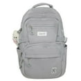 thumbnail image 1 of Backpack Durable Nylon Students Backpack Daily Leisure (Shoulder Bag Red), 1 of 5