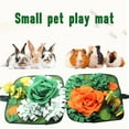 thumbnail image 6 of Pet Sniffing Mat Foraging Pad Enrichment Activity Toy Small Animals Rabbit Pig Mental Stimulation Search Game, 6 of 7