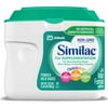 Similac For Supplementation, Gentle Non-GMO Infant Formula, for Breastfed Babies, with Prebiotics, Supports Brain & Eye Development, Powder, 23.2-oz Tub