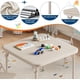 thumbnail image 4 of Qinaqin 5 Piece Folding Mesa y Chairs Set para Toddlers' Activity cm de Profundidadining Sala Profundidadaycare Classrooms, 4 of 7