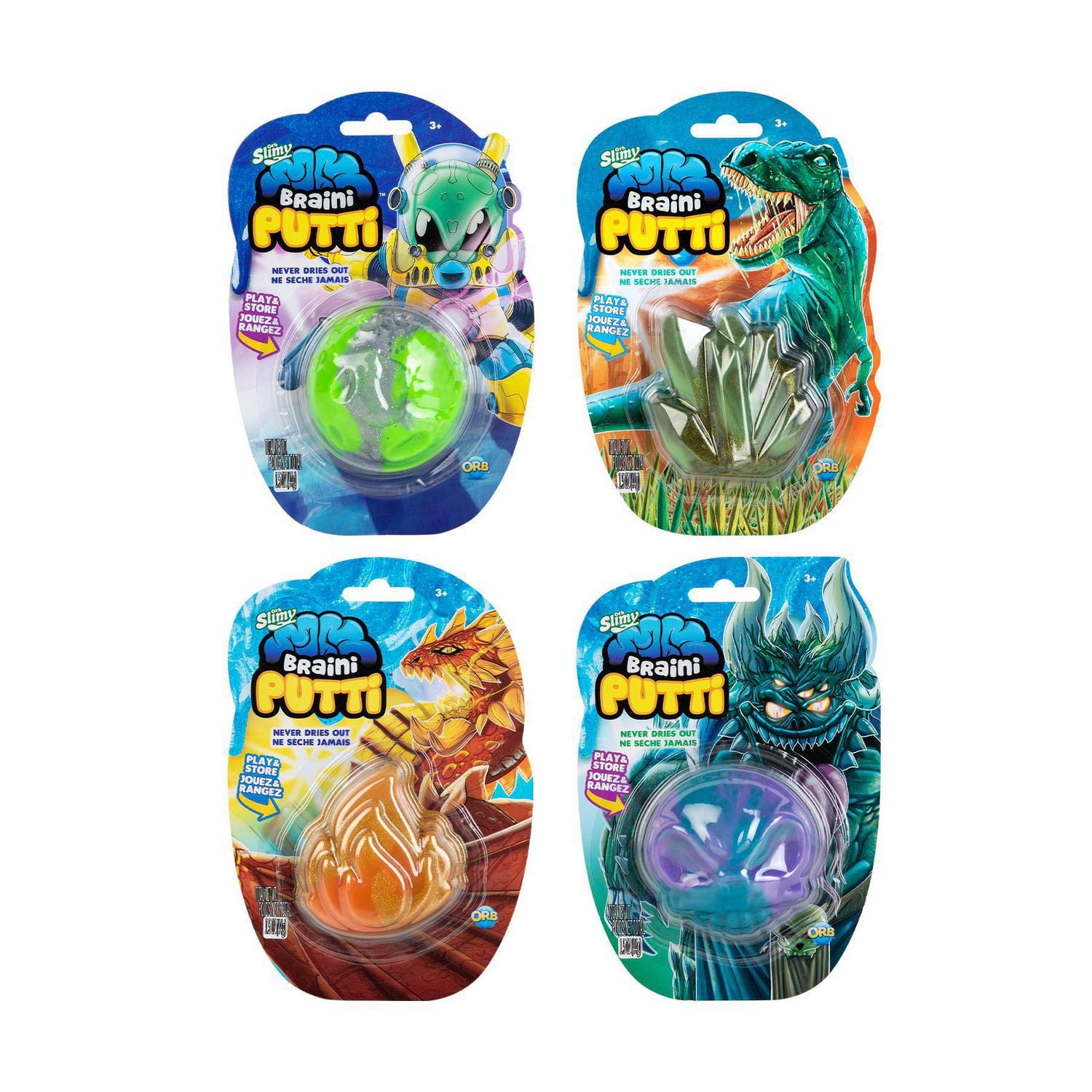 ORB Slimy™ Braini Putti™ Dino Putti