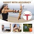 thumbnail image 7 of Uxcell Archery Bows Square for Recurve Compound Bowstring Red/Black, 7 of 7