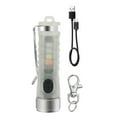 thumbnail image 3 of XPG2 LED Mini Flashlight Keychain UV 395nm 400lm Pocket Light (Clear Black), 3 of 5