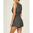 thumbnail image 3 of Sherrylily Summer Women 2 Piece Outfits Sleeveless Crop Tank Top and High Waist Pocketed Shorts Sets, 3 of 4