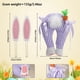 thumbnail image 2 of Set de adornos para el culo de conejito de Pascua: cola de conejo de tela, zanahoria y palillos para orejas con alambres para arreglos florales, coronas, decoración de jardín y decoraciones de, 2 of 2