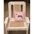 thumbnail image 5 of Carolines Treasures BB3844PW1818 Boston Terrier Checkerboard Green Fabric Decorative Pillow, 5 of 5