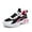 Hot Pink, variant on Gyujnb Mesh Breathable Hook and Loop Low Top Round Toe Lightweight Casual Running Sneakers (Little Girls, Big Girls),7-8 Years