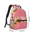 thumbnail image 2 of Goofa Cute Cat Pattern Comfortable Student Backpack - Ergonomic Design, Durable, Water-Resistant, Multi-Compartment,Travel, and Outdoor Activities, 2 of 5