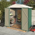 thumbnail image 2 of Devoko 4×6 ft.Patio Metal Shed, Lockable Garden Shed for Outdoor Backyard Patio Storage, 2 of 7