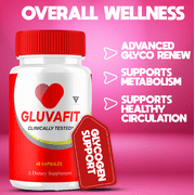 (2 Pack) Gluvafit Glycogen Support, Gluva Fit Advanced Formula (120 Capsules)