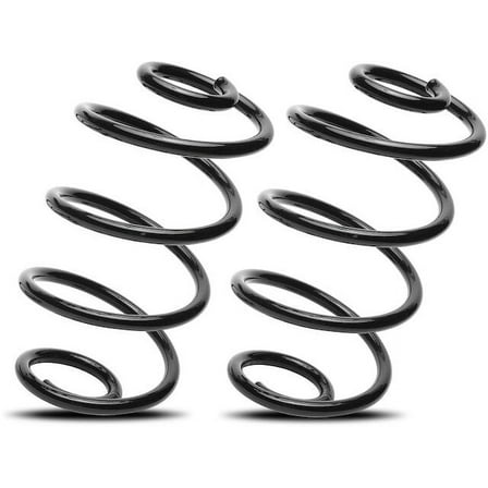 Rear Coil Spring Set 2 - Compatible with 1967 - 1972 Buick Skylark 1968 1969 1970 1971