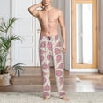 thumbnail image 5 of Vsdgher Sparkling Ice Cream Print Mens Pajama Pants Sleep & Lounge Pants, PJ Bottoms With elastic waistb and Pockets, 5 of 5