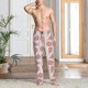 thumbnail image 2 of Fotbe Sparkling Ice Cream Pantalones de Pijama para Hombre, Pantalones de Dormir, Pantalones de Casa con Cintura Ajustable y Bolsillos-X-Large, 2 of 6