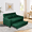 Green+ Burlap + 2 Seat +two-in-one-6, variant on 61" Red 2-in-1 Convertible Sofa Bed (Linen Fabric – 400-500lbs Capacity, Double Iron Frame, Side Storage Pockets, Adjustable Backrest)