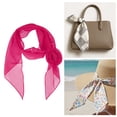 thumbnail image 5 of Unique Bargains 1 Pc Scarf Solid Color Rose Neck Scarf Rose Red, 5 of 5