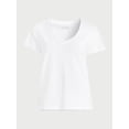 thumbnail image 4 of Free Assembly Women’s Easy V-Neck Tee, Sizes XS-XXL, 4 of 6