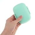 thumbnail image 5 of Unique Bargains 1 Pc 8 Grids Double Layer Pill Box for Travel Blue Green, 5 of 6
