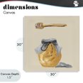 thumbnail image 4 of Stupell Industries French Country Honey Jar over Tan Canvas Art, 30 x 30, by Lucille Price, 4 of 8
