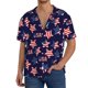 thumbnail image 1 of Fotbe American Stars Camisa Estampada de Manga Corta para Hombre, Casual de Verano, Estilo Playero, Sin Arrugas-Small, 1 of 5
