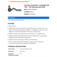 thumbnail image 2 of Left Outer Tie Rod End - Compatible with 1996 - 1999 Mercedes-Benz E300 1997 1998, 2 of 2