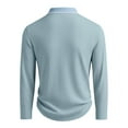 thumbnail image 6 of Mens Sweatshirt Under $10 Men's Sweater Casual Long Sleeve Knit Button Down Collared Pullover Sweaters, 6 of 7