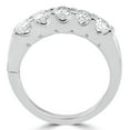 thumbnail image 3 of Pompeii 1ct Lab Grown Diamond 5-Stone Wedding Women's 10k White Gold Ring (F,VS/SI), 3 of 5