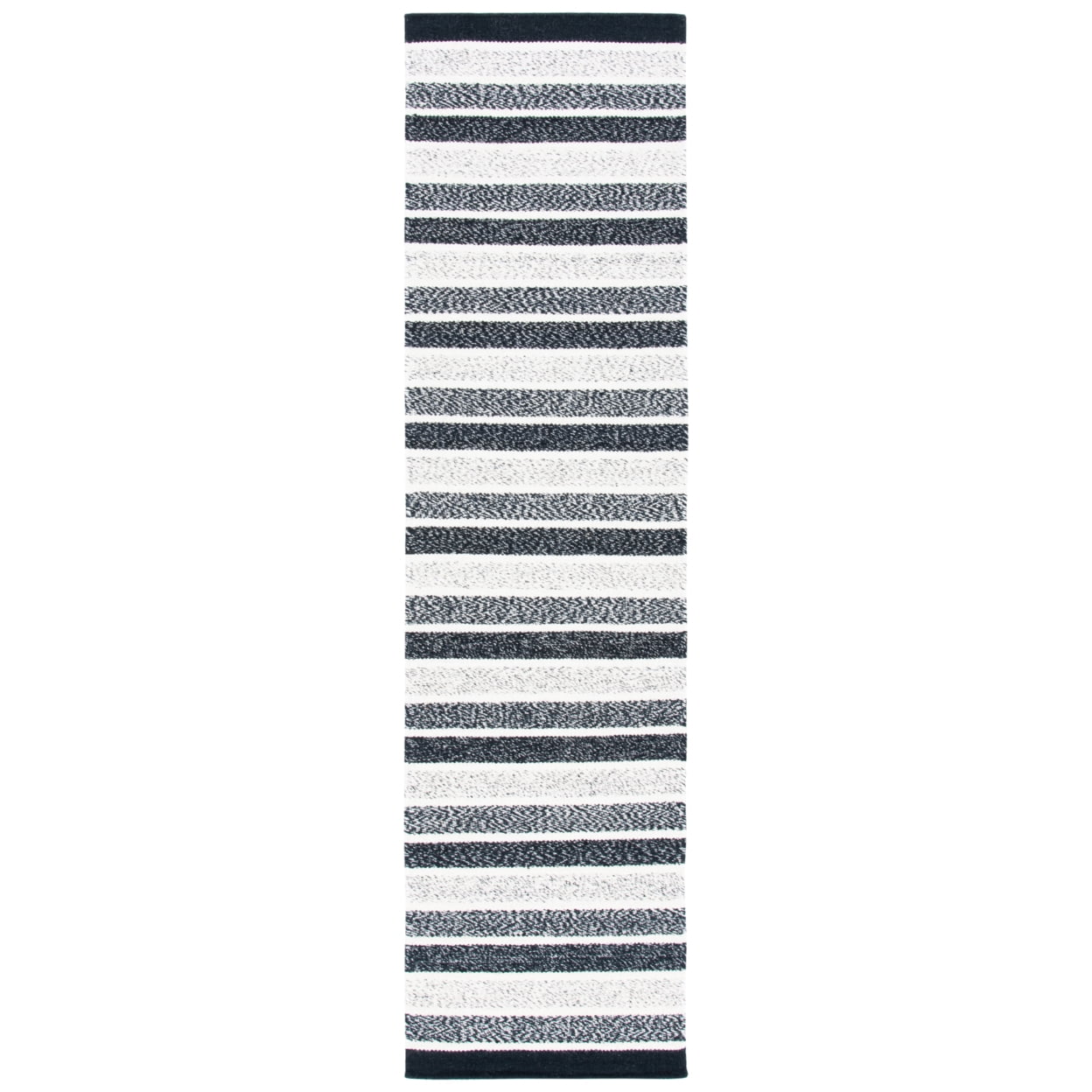 SAFAVIEH Kilim Carlie Striped Area Rug, Black/Ivory, 5' x 8'
