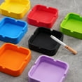 thumbnail image 4 of Hadanceo Ash Tray Windproof  Easy to Clean SquareDesktop Ashtray Multi-use Practical for Home, 4 of 7