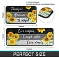 thumbnail image 4 of Sunflower Kitchen Decor Rugs Set 2 Piece, Farmhouse Style Home Indoor Kitchen Rugs and Mats Non Skid Washable 17x47+17x30 Inches, 4 of 6