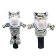 thumbnail image 1 of DYNWAVECA 2 Pieces Club Head Covers Animal Novelty Protection Sleeves, 1 of 10