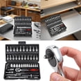 thumbnail image 1 of Oliegs Heated Blanket Socket Set Automotive Tools Mechanics Kit With Durable Storage For Car And DIY Projects Chocolate, 1 of 5
